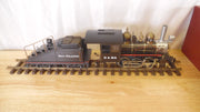 Delton 2231- DRG Ser #035 Black/Silver G Scale Brass Steam Engine   -Rare  -693