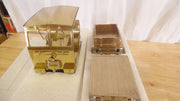 Delton 2255 Fairmont Speeder Brass Naked G Scale Powered w/Cars   -Rare  -731