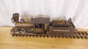 Delton 2241 Quincy Torch Lake 2-6-0  Antique Brass G Steam Engine  -Rare -714