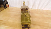 Delton 0-4-0 Nickel Plate Brass   G scale Brass Steam Eng.   -Rare -706