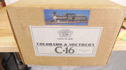 Delton 2226 Colorado Southern C-16  G Steam Engine  -Rare -718