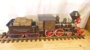 Delton 2249 -4-4-0,Southern Pacific Serial #057  Brass G Steam Engine w/tend-684