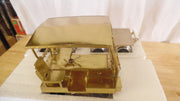 Delton 2255 Fairmont Speeder Brass Naked G Scale Powered w/Cars   -Rare  -731