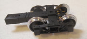 Delton G Trucks w/Metal Wheels -4 Wheel Set *Brush Pickups *Coupler Extension-99